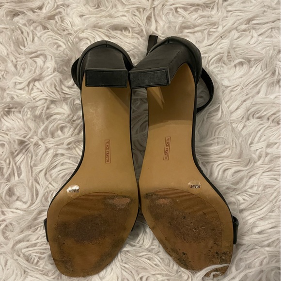 Vince Camuto Black Leather Heels - Picture 2 of 4